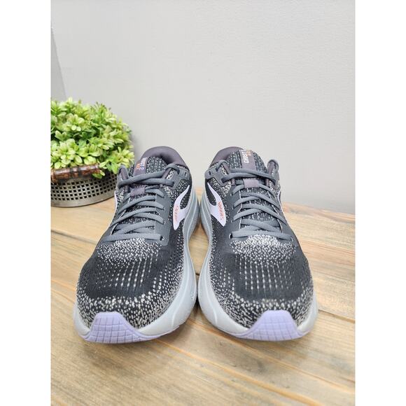 Brooks Ghost Max 2 Womens 8.5 Wide Shoes Running Sneaker Gray 1204201D005 - Picture 2 of 9